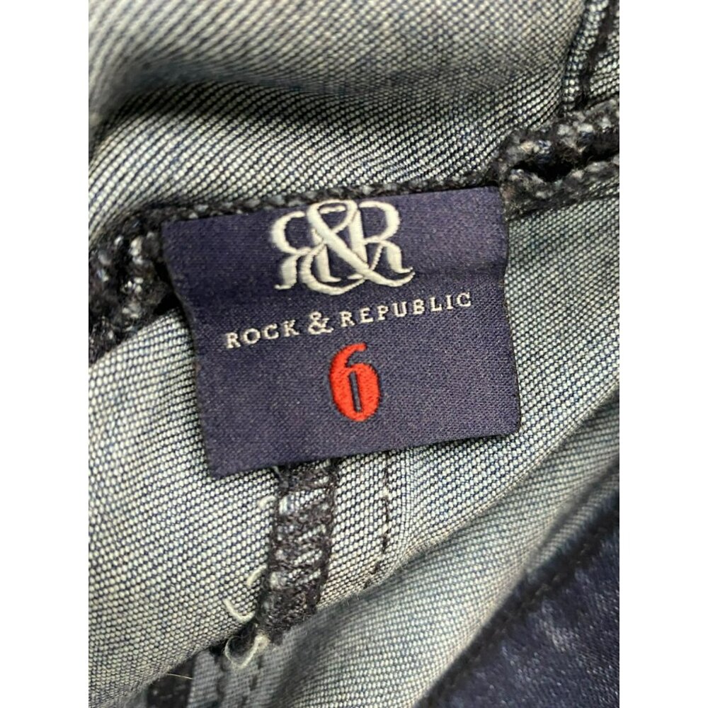 Rock & Republic Jeans Size 6 Kashmiere Midrise Stretch Skinny Womens - Picture 8 of 10